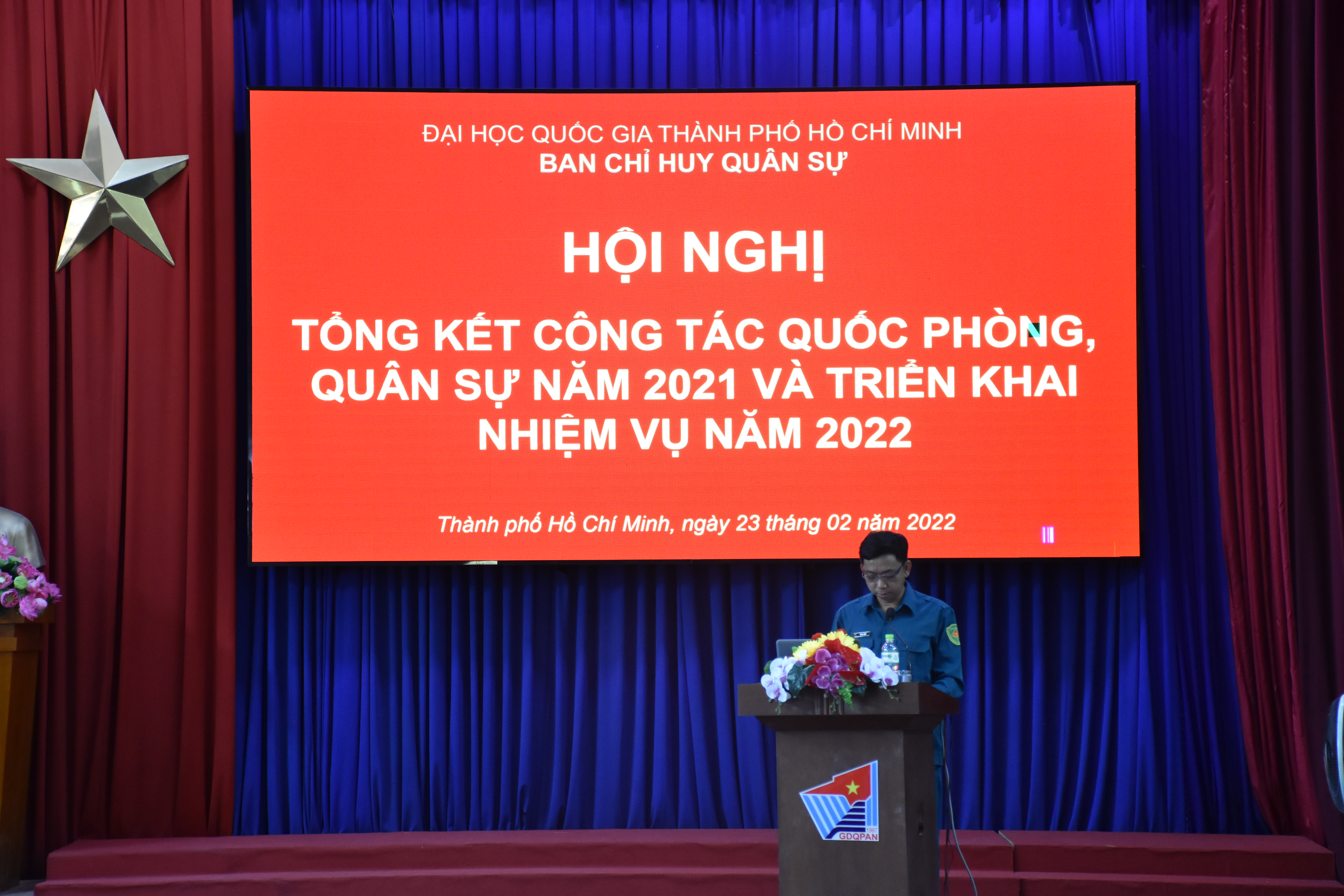 Hội nghị Tổng kết Công tác Quốc phòng, Quân sự năm 2021 và triển khai nhiệm vụ 2022