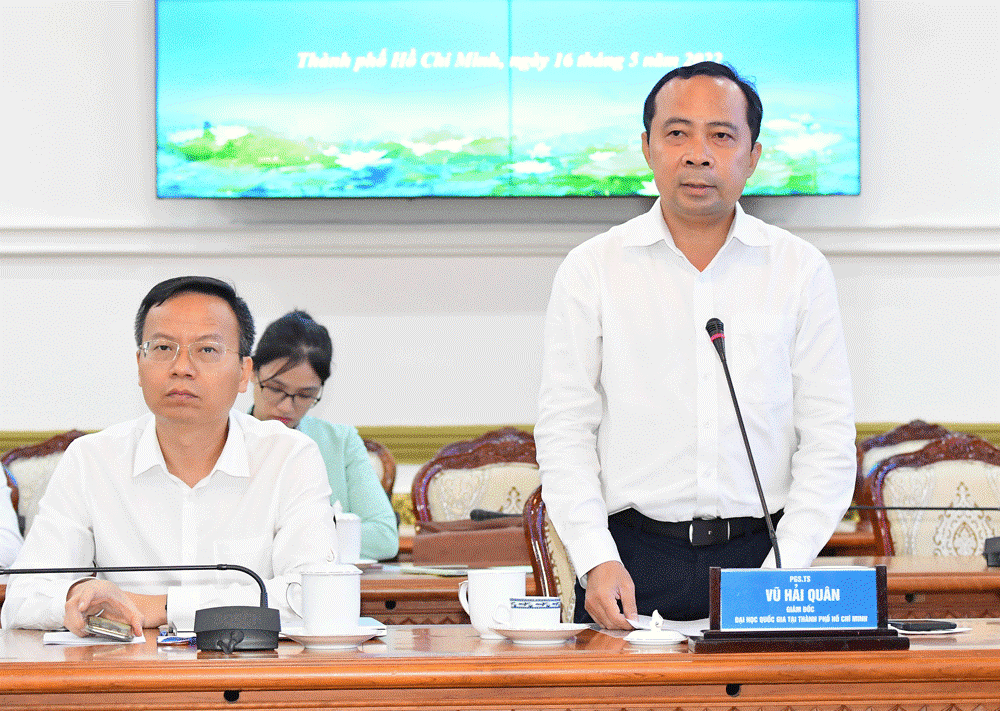 TPHCM và Đại học Quốc gia TPHCM hợp tác, hỗ trợ cùng phát triển