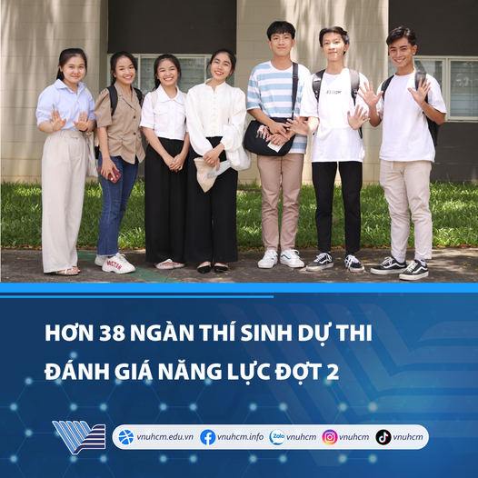 Hơn 38 ngàn thí sinh dự thi Đánh giá năng lực đợt 2