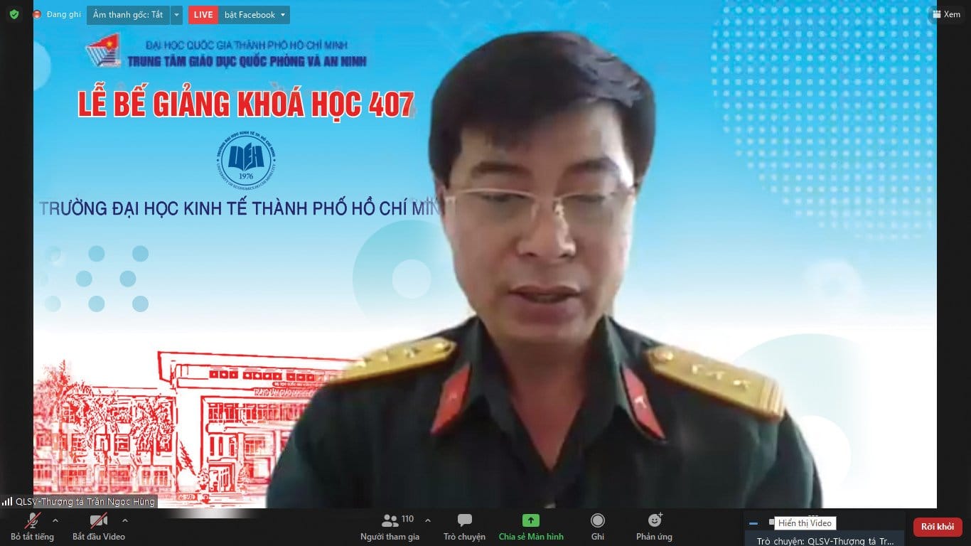 Bế giảng Khoá 407 Trường Đại học Kinh tế Thành phố Hồ Chí Minh