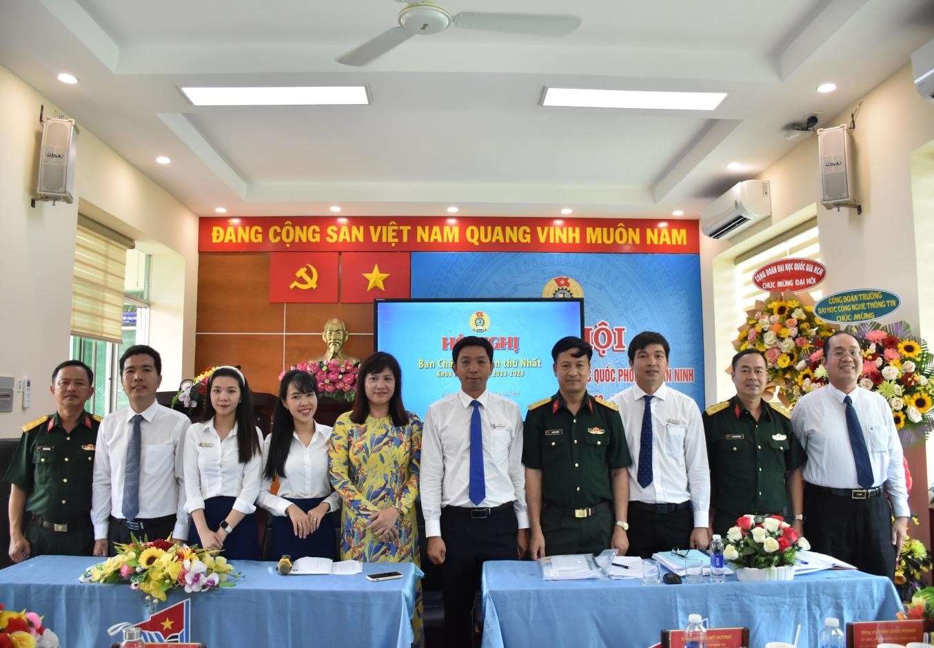 Đại hội Công đoàn Trung tâm Giáo dục Quốc phòng và An ninh Đại học Quốc gia TP.HCM thành công tốt đẹp