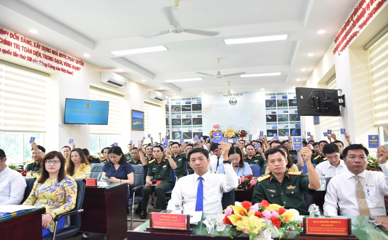 Đại hội Công đoàn Trung tâm Giáo dục Quốc phòng và An ninh Đại học Quốc gia TP.HCM thành công tốt đẹp