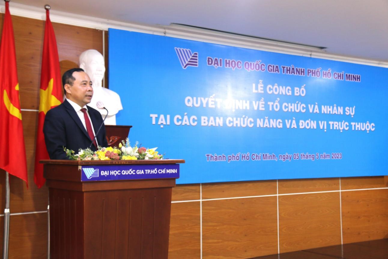 Trung tâm Giáo dục Quốc phòng và An ninh ĐHQG-HCM có tân Phó Giám đốc