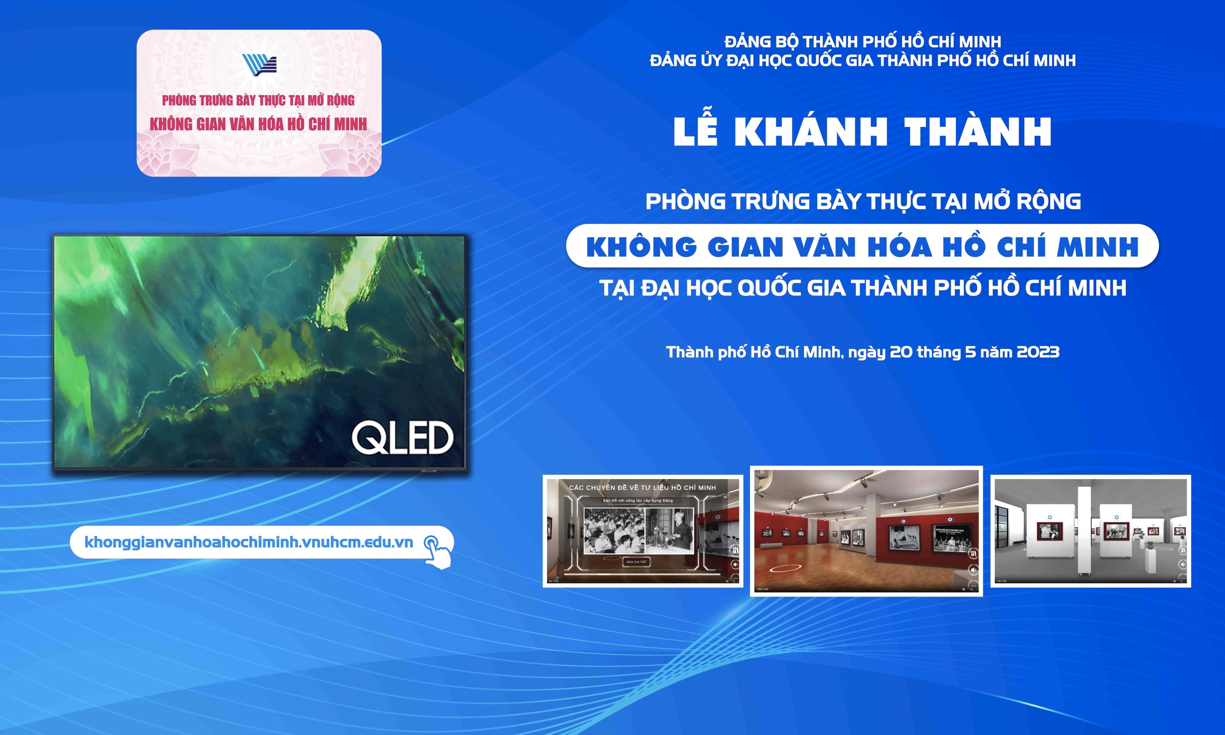 ĐHQG-HCM tổ chức Lễ khánh thành Phòng trưng bày thực tại mở rộng