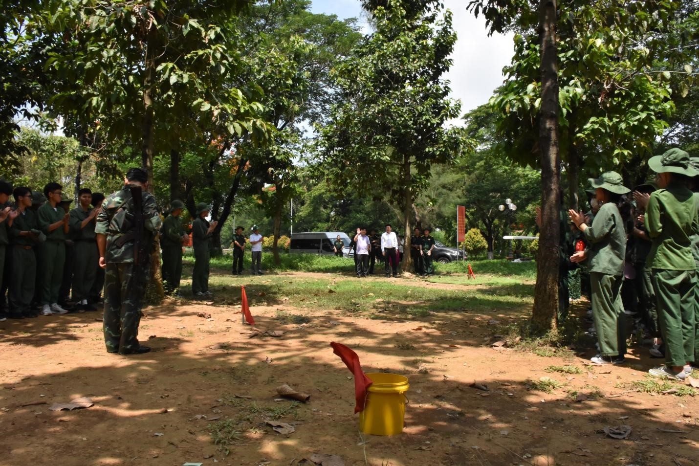 Trung tâm Giáo dục Quốc phòng và An ninh, Đại học Thái Nguyên đến thăm và làm việc với Trung tâm