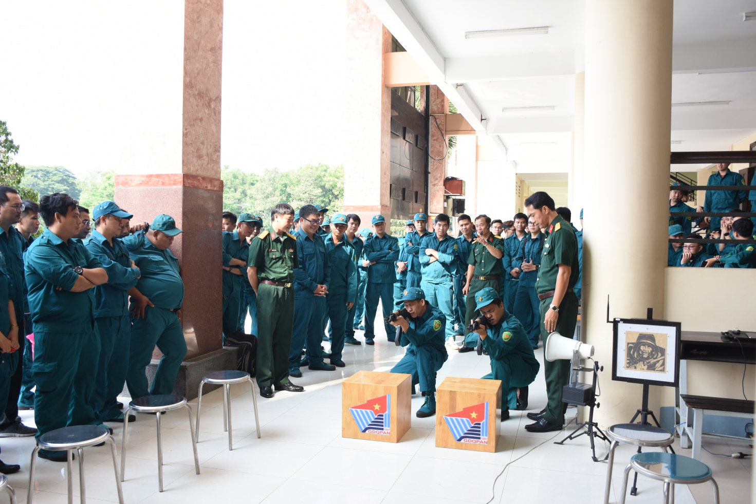 Đại học Quốc gia TP.HCM: Khai mạc tập huấn, hội thao lực lượng tự vệ các đơn vị thành viên và trực thuộc năm 2023