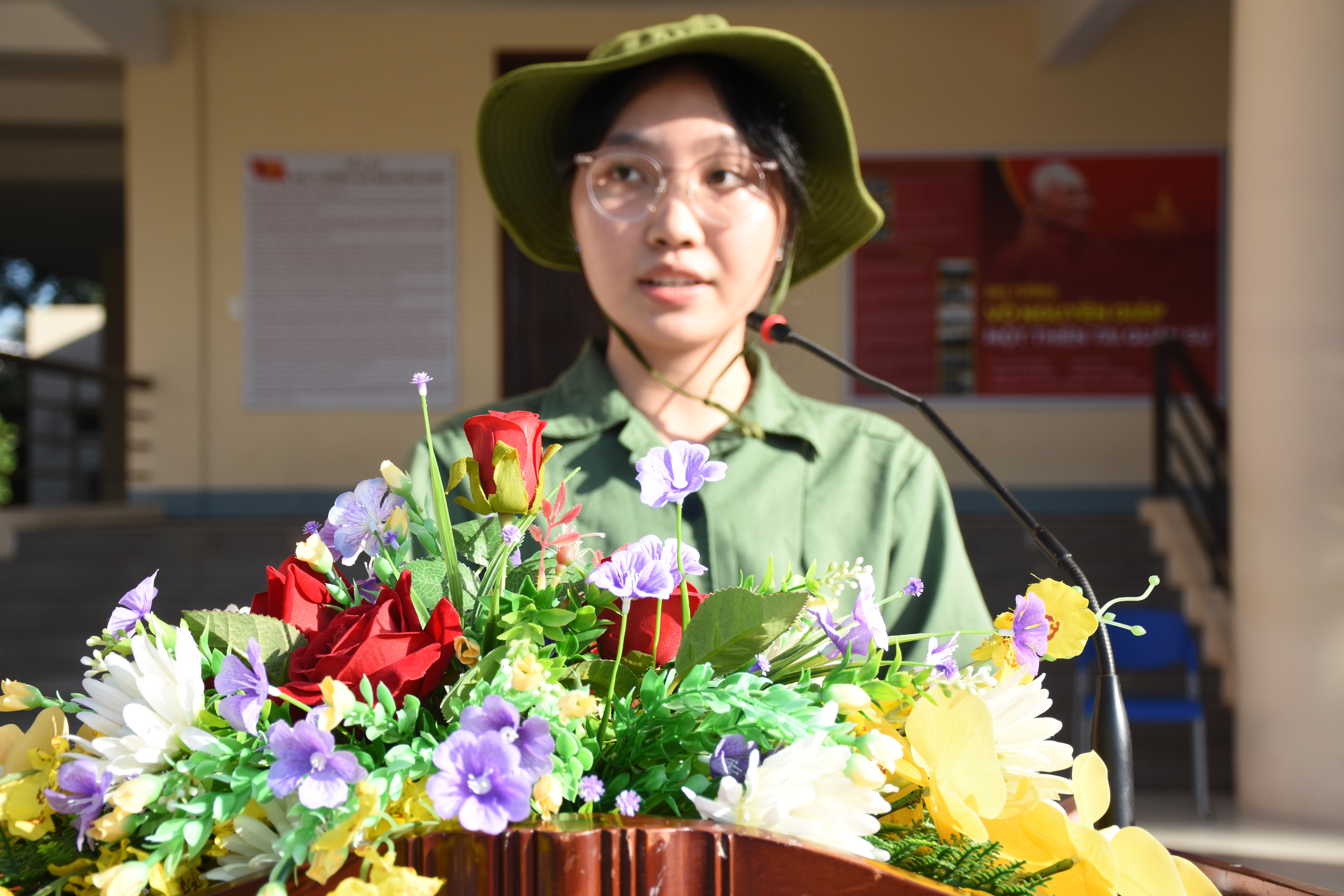 Khai giảng khoá học Giáo dục Quốc phòng và An ninh cho sinh viên Trường Đại học Ngân Hàng Thành phố Hồ Chí Minh
