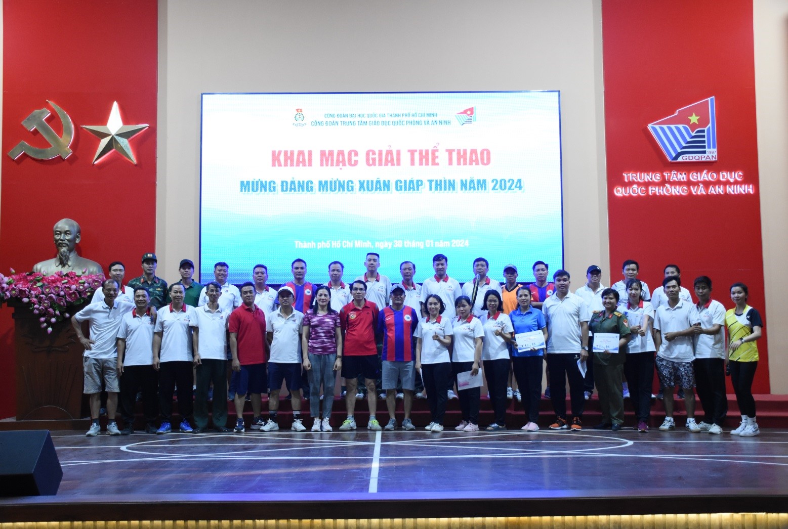 Công đoàn Trung tâm GDQPAN: Sôi nổi nhiều hoạt động thiết thực, ý nghĩa mừng Đảng, mừng Xuân Giáp Thìn 2024