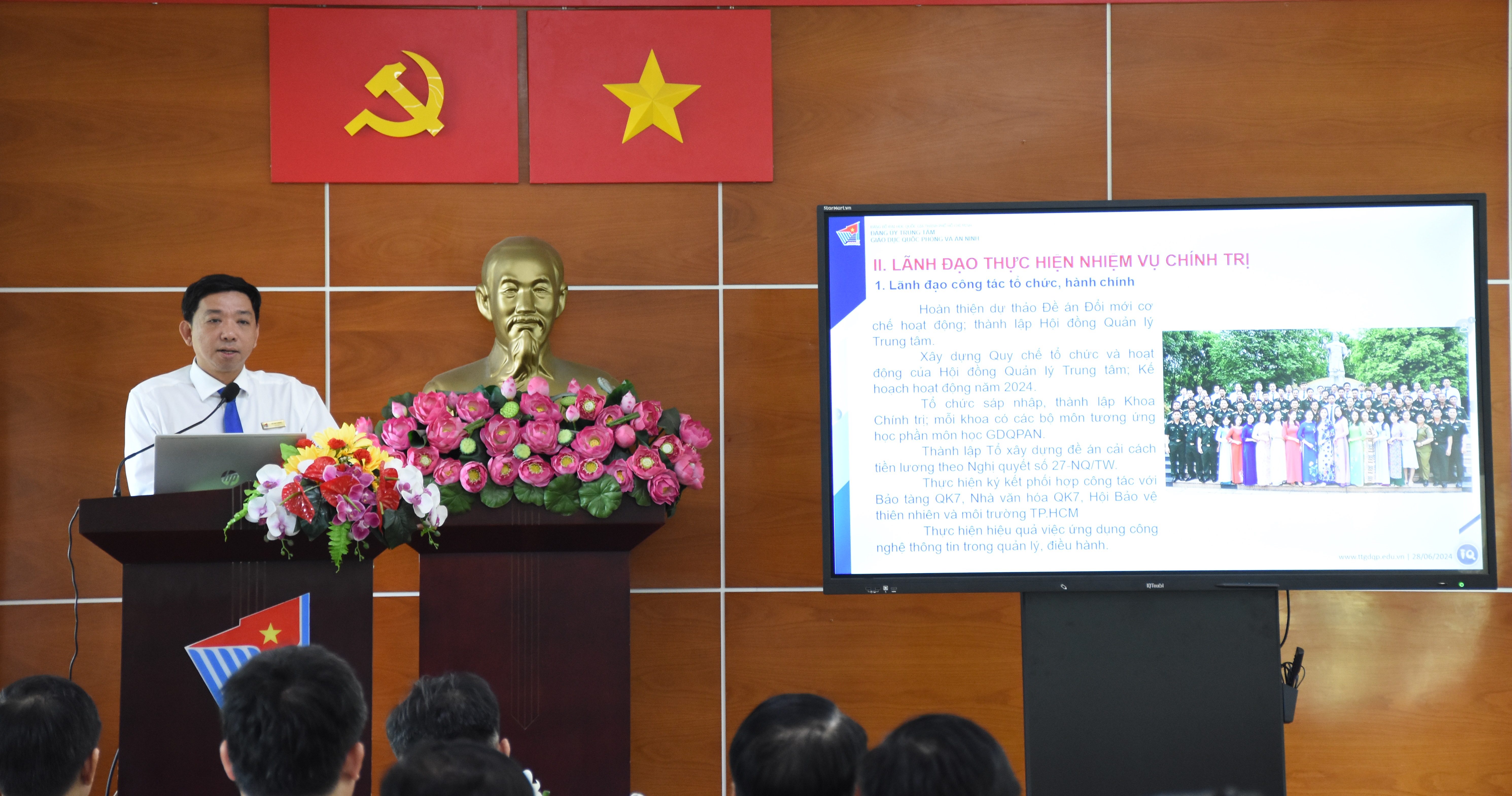Hội nghị Sơ kết công tác Đảng 6 tháng đầu năm 2024