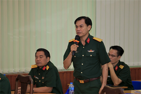 Thiếu tướng Trần Chí Tâm gặp gỡ sĩ quan biệt phái 6 tháng đầu năm 2025