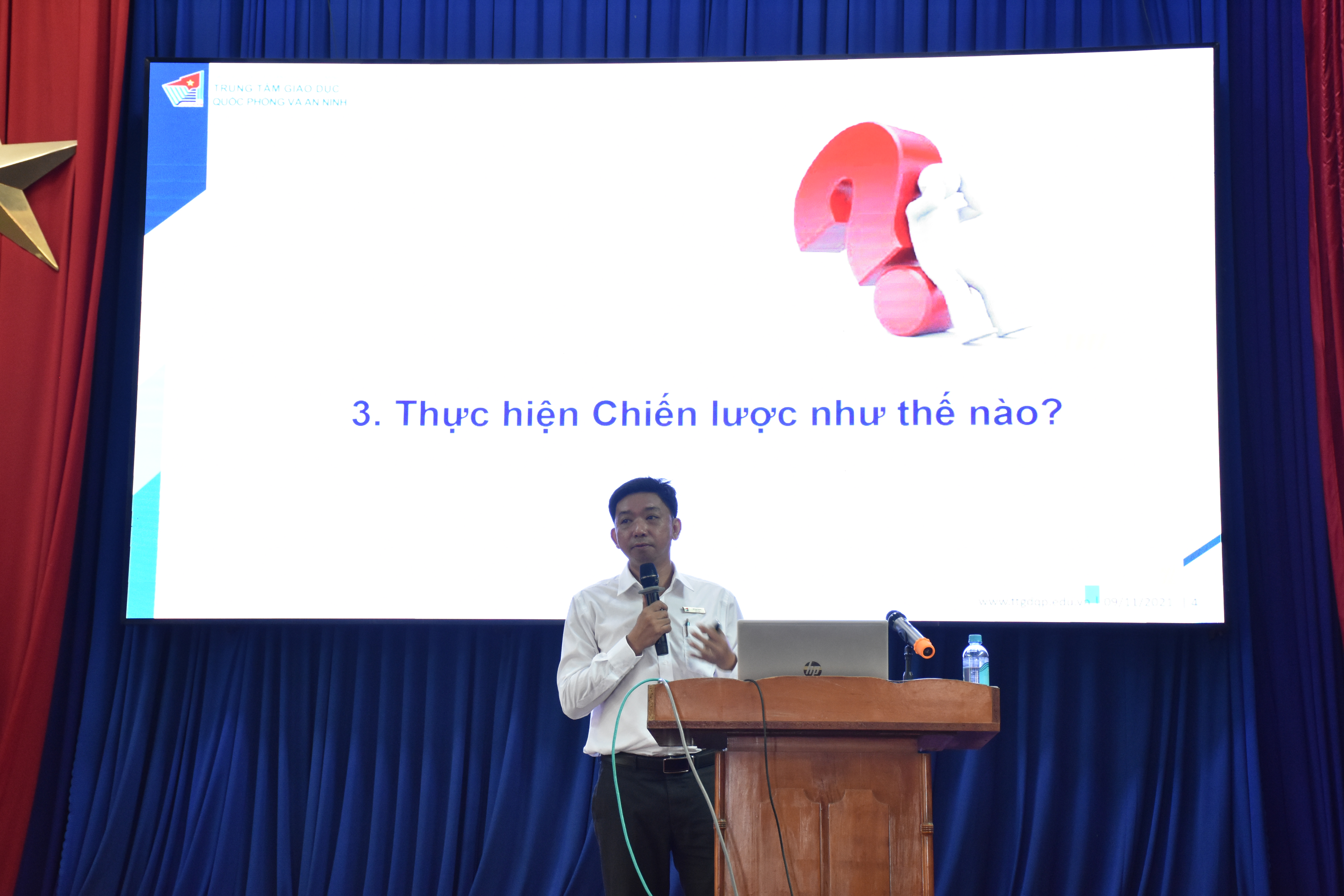 TRUNG TÂM GIÁO DỤC QUỐC PHÒNG VÀ AN NINH ĐHQG-HCM TỔ CHỨC HỘI NGHỊ TUYÊN TRUYỀN, PHỔ BIẾN PHÁP LUẬT