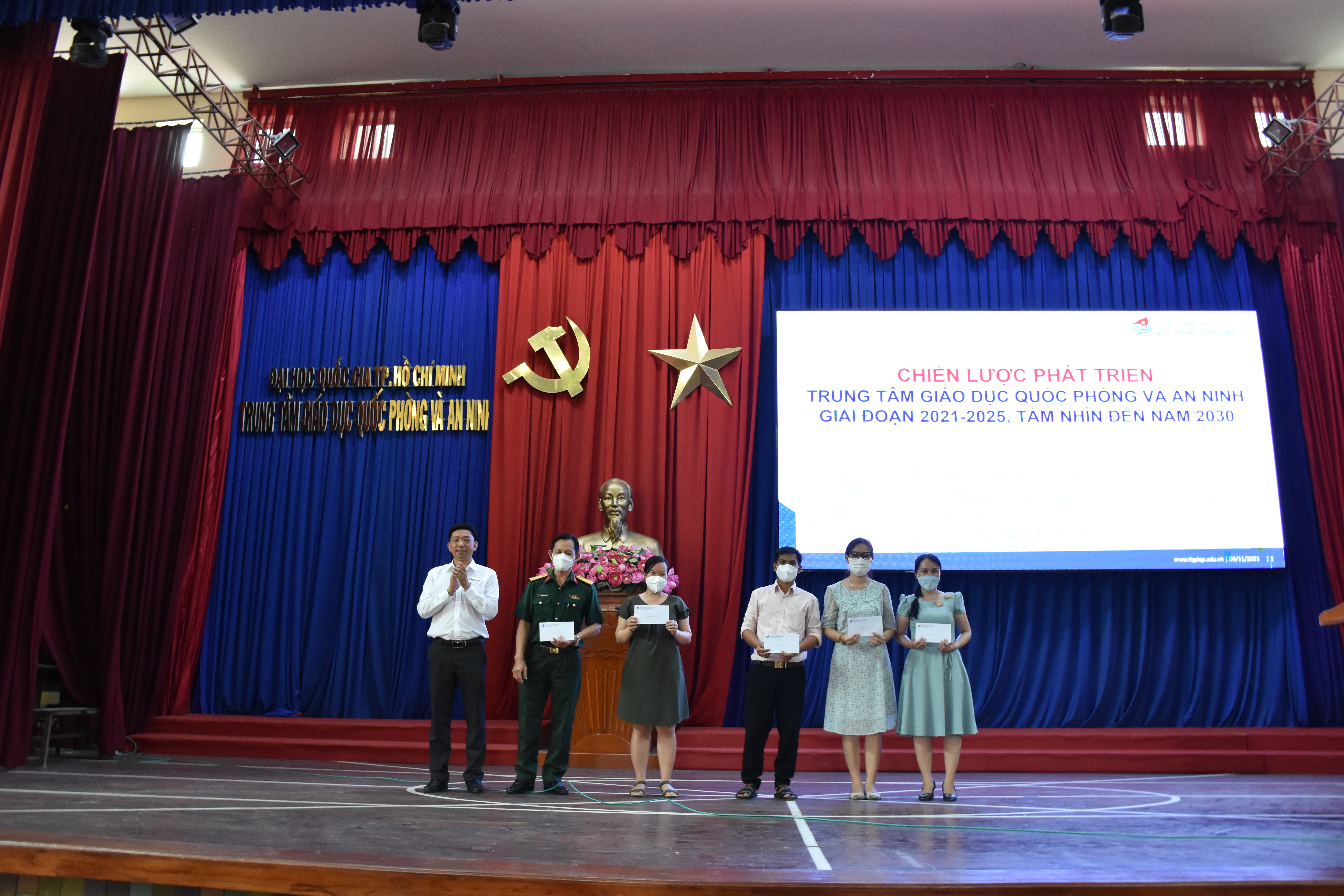 TRUNG TÂM GIÁO DỤC QUỐC PHÒNG VÀ AN NINH ĐHQG-HCM TỔ CHỨC HỘI NGHỊ TUYÊN TRUYỀN, PHỔ BIẾN PHÁP LUẬT