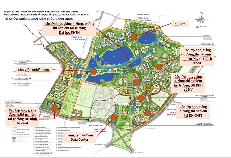 NHỮNG CÔNG TRÌNH MỚI CỦA ĐHQG-HCM NĂM 2023